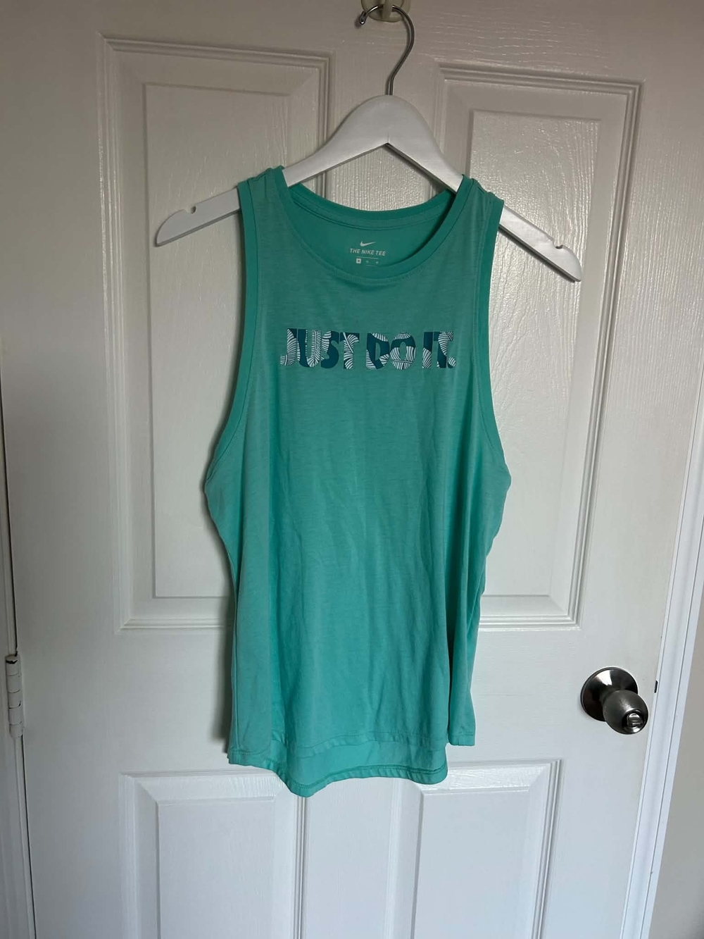 Nike Women’s Teal 'Just Do It' Sleeveless Tank
